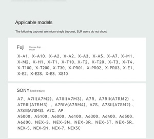 ไมโครซิงเกิล ยิทเทอร์เบียมเฮด 50 มม. F2 เลนส์ฟูลเฟรมฟูจิ เอ็ม 43 เหมาะสำหรับโซนี่ อีพอร์ต นิคอน ซี แคนนอน โอลิมปัส - Product Image 3