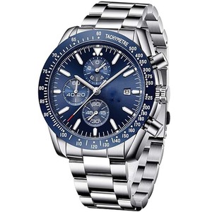 Relojes de Cuarzo de Diseño Casual de 45 mm, Cronógrafo con Fecha, Movimiento Japonés, Resistentes al Agua 30 m, Luminosos, para Hombre - Product Image 2