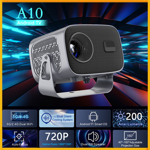 A10 Android <b>projector</b> for home use with 4K ultra-high-definition projection function compatible with mobile <b>phone</b> Wi-Fi portable - Product Image 2