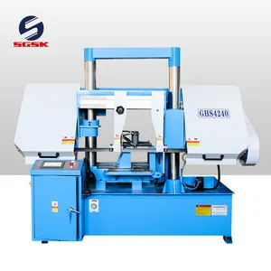 CNC fully automatic band saw machine GHS4260 with japan brand controller