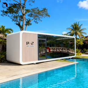 บ้านเคลื่อนที่สำเร็จรูป EU Cabin จัดส่งตรงจากโรงงาน ออกแบบโมดูลาร์ ติดตั้งรวดเร็ว มาตรฐานไฟฟ้า EU ขนาด 20 ฟุต 40 ฟุต - Product Image 3