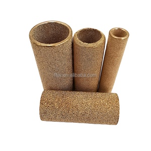 Tubo de filtro de polvo de cobre poroso en ambos extremos, tubo de filtro sinterizado de metalurgia de polvo a <span class=keywords><strong>base</strong></span> de bronce, tubo de filtro sinterizado de polvo de latón - Product Image 2