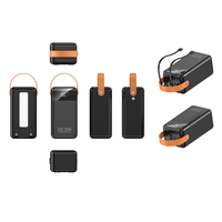 Station d'alimentation Kitway haute capacité 10000mAh avec batterie Li-Polymère, chargeur rapide, écran LED 5W, entrées USB/Micro USB/Type-C, universelle