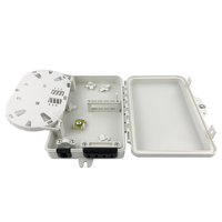 Boîtier de distribution optique extérieur ODP 1:4 blanc 2 4 6 8 cœurs FTTH, boîtier terminal externe à fibre optique