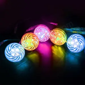 Waterproof 60mm LED Pixel Light 18 Points Light Color Changing Rgb DC24V Amusement Pixel Led Light