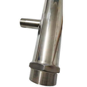 Collecteur d'eau en acier inoxydable à raccordement à bride ou fileté, distributeur central pour systèmes de <span class=keywords><strong>plomberie</strong></span> et de CVC - Product Image 1
