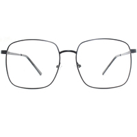 Gafas de Sol Unisex de Metal con Montura Grande, Diseño Simple, Lentes con Filtro de Luz Azul, 4 Colores, Precio Económico de Producción