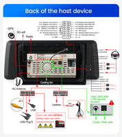 Reproductor Multimedia Yuncar de 12.3 Pulgadas con Pantalla Táctil Android 12, 2 Din, Carplay, QLED, DSP/GPS/AM/FM/Wifi