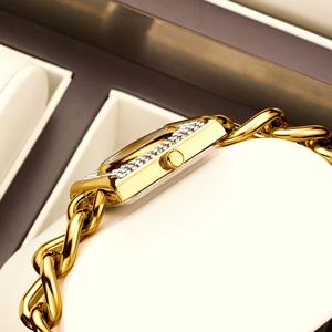 Nouvelle <span class=keywords><strong>montre</strong></span> de luxe pour femme YaLaLuSi 2026, avec cristaux dorés et diamants, coffret de <span class=keywords><strong>montre</strong></span>, outil de retrait de <span class=keywords><strong>montre</strong></span>, cadeau pour femme, placage ionique sous vide - Product Image 4
