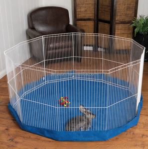 غطاء قماشي أساسي لقفص الحيوانات الأليفة، حصيرة للعب للاستخدام الداخلي والخارجي للأرانب وخنازير غينيا - Product Image 3