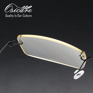 نظارات osare بعلامة تجارية فاخرة مطبوعة نظارات ألمانية نظارات كلاسيكية بدون إطار نظارات عيون بدون برغي إطارات بصرية من التيتانيوم - Product Image 4