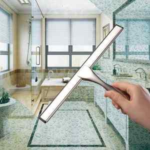 Mayorista: Limpiacristales de lujo ecológico de 10 pulgadas para baño, ducha y ventana, con disco de montaje adhesivo y ventosa, en oro/plata - Product Image 3