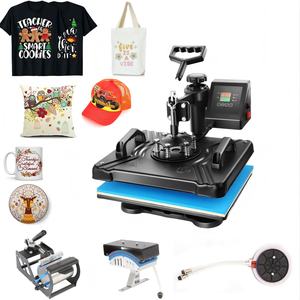 Pressa a Caldo Combinata 5 in <span class=keywords><strong>1</strong></span> con Display LCD Doppio per Stampa su Magliette, Tazze e Piatti - Product Image 1