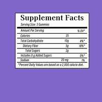 Gummies de fibres les plus vendues avec fibres alimentaires – Complément alimentaire favorisant l'équilibre intestinal et stimulant la santé digestive – Gummies pour adultes