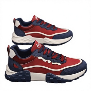 Zapatos Deportivos para Hombre, Primavera-Verano, Suela Gruesa, Transpirables, Ligeros, Acolchados, Antideslizantes, con Cordones, Parte Superior de PU, Forro de Malla, Impermeables - Product Image 3