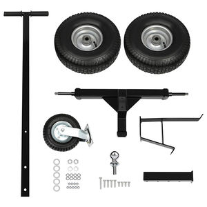 Chariot de remorquage JH-Mech Chariot de remorquage réglable avec remorque de bateau en hauteur Chariot de remorquage robuste peu encombrant - Product Image 3