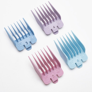 Set di 8 Pettini Guida Professionali Colorati <span class=keywords><strong>per</strong></span> <span class=keywords><strong>Tagliacapelli</strong></span>, Compatibili con Tutti i Modelli - Product Image 4