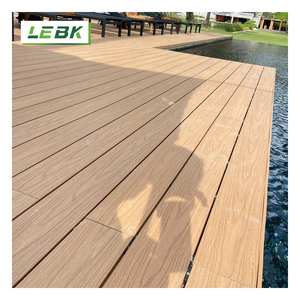 Decking WPC Moderno Eco-Friendly Impermeabile Solido Durevole Antiscivolo per Esterni Fai-da-te Balcone Effetto <span class=keywords><strong>Legno</strong></span> Spazzolato Co-estruso - Product Image 3