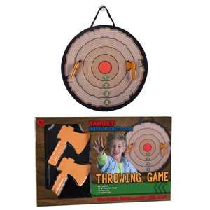 <span class=keywords><strong>Cible</strong></span> de jeu en mousse recyclée personnalisée de qualité supérieure pour jeu de hache, avec mini hache pour enfants et adultes - Product Image 6