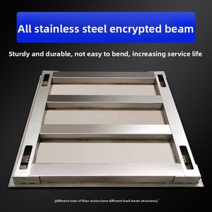 304 All Stainless Steel <strong>High</strong> <strong>Precision</strong> 1-3 Ton Small Thick Industrial Floor <strong>Scale</strong> LCD Display Anti-corrosion Electronic <strong>Scale</strong> - Product Image 2