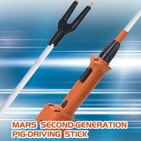 Bâton Électrique Orange en Plastique pour Porcs 220V Rechargeable Équipement d'Élevage Porcin Ferme Porcine 1kg Garantie 6 Mois Utilisation à Long Terme MARS