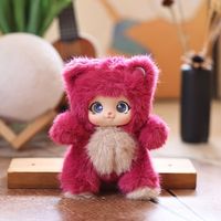 Peluche Virale Mignonne en Vinyle, Porte-clés Breloque de Sac à Dos Dessin Animé, Animal en Peluche, Mini Poupée, Accessoire Kawaii