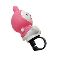 Nouvel arrivage de klaxon à air de bicyclette en caoutchouc de qualité supérieure avec dessin animé klaxon à presser de lapin pour vélo d'enfants