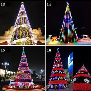 4M Décoration Grande Étoile Réaliste <span class=keywords><strong>Ruban</strong></span> Arc Personnalisé Extérieur Arbre <span class=keywords><strong>de</strong></span> Noël Géant <span class=keywords><strong>Pour</strong></span> Arbre <span class=keywords><strong>de</strong></span> Noël Artisanat Ribb - Product Image 2