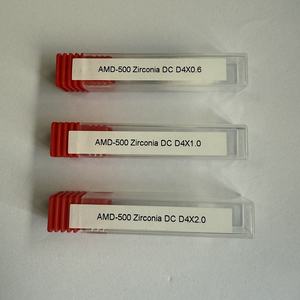 Materiali di consumo laboratorio odontoiatrico Adite frese AMD-500 rivestimento diamante CAD/CAM Zirconia fresatura Burs - Product Image 6