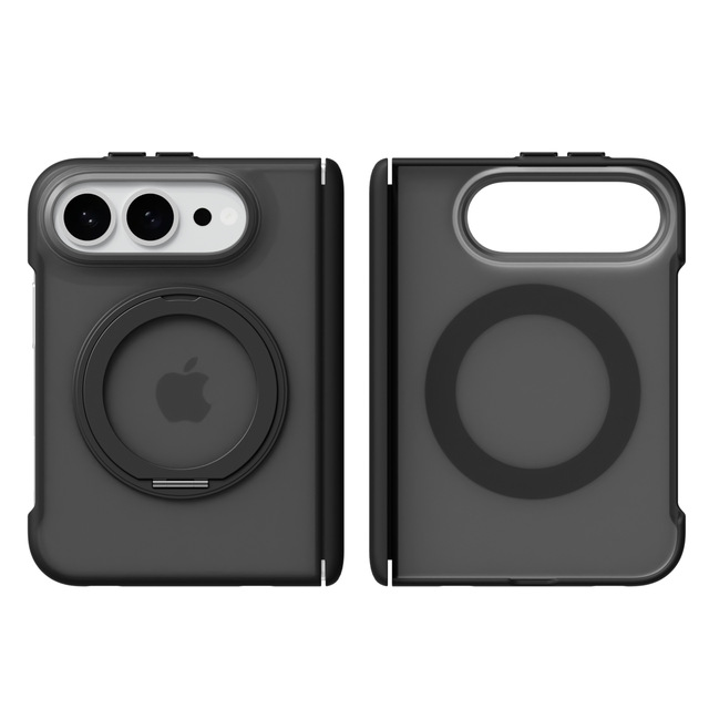 New Hinge Protection Full Coverage Hard Back Panel Magnetic 360° Stand Folding Integrated Case for iPhone 18 Fold