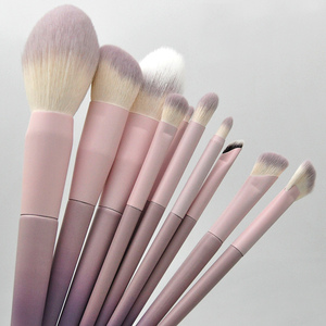 Daily Queen & Mor-phe10 Pcs Pinceaux <span class=keywords><strong>de</strong></span> maquillage à poudre avec manche dégradé <span class=keywords><strong>de</strong></span> <span class=keywords><strong>couleur</strong></span>, qualité supérieure et sensation luxueuse, logo personnalisé - Product Image 2