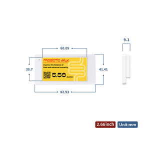 Étiquettes de prix numériques 4 couleurs de 2,66 pouces pour supermarché, écran E-paper EBL <span class=keywords><strong>ESL</strong></span>, étiquette électronique d'étagère avec système cloud - Product Image 2