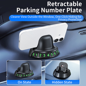 Supporto per <span class=keywords><strong>Targa</strong></span> <span class=keywords><strong>Auto</strong></span> BAVISS in ABS Stabile con Rotazione a 360 Gradi, Design Portatile che Nasconde Istantaneamente la <span class=keywords><strong>Targa</strong></span> - Product Image 5