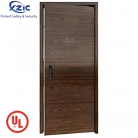 Fournisseur de porte supérieure Shanghai Xunzhong Porte intérieure en bois personnalisée pour appartement Porte en noyer pour maison