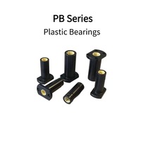 Roulement linéaire en plastique POM PTFE autolubrifiant, bloc ouvert/fermé, logement à bride, coussinet d'arbre pour machines CNC et équipements d'automatisation