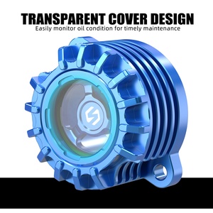 Tapa de filtro de aceite transparente para motocicleta NiceCNC para <span class=keywords><strong>Husqvarna</strong></span> Enduro <span class=keywords><strong>701</strong></span> <span class=keywords><strong>Supermoto</strong></span> 2016 2017 2018 2019 2020 2021 2022 <span class=keywords><strong>2023</strong></span> 2024 - Product Image 6