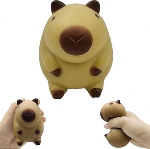 Capybara Squishy <b>Balls</b> PU Material Stress Relief <b>Squeeze</b> <b>Ball</b> for Children Ages 5+ - Product Image 1