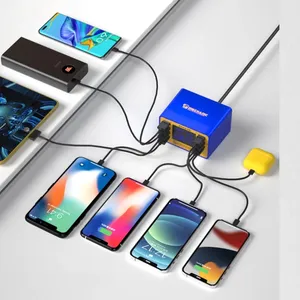 Cơ Khí Sạc 6M 8M 3.0 USB 6-Port 8-Port Thông Minh Hiển Thị Kỹ Thuật Số Sạc Nhanh Cho Điện Thoại iPad Mac Đa-Cổng Sạc - Product Image 5