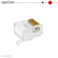 Câble réseau RJ45 Cat 5 MINI Connecteur UTP CAT5 Prise RJ45