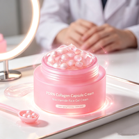 Crème en capsules de collagène PDRN à marque privée OEM ODM, personnalisable, anti-âge, raffermissante, éclaircissante, gel crème visage à la niacinamide