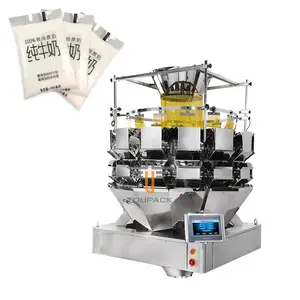 Big In Bag Combination Scale Bagged Milk Weighing System with 14 Head Multihead Weigher