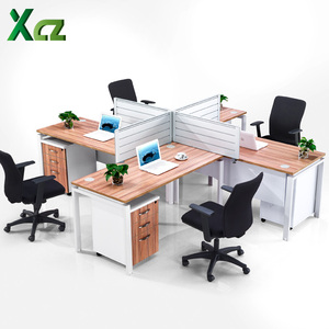 <span class=keywords><strong>Bureau</strong></span> d'écriture de 4 personnes, meuble Commercial, poste de séparation - Product Image 1