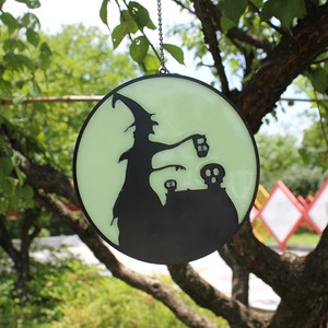 Superventas Halloween al aire libre bruja noche luz cristal colgante fiesta decoración vacaciones espeluznante atmósfera suministros Props - Product Image 1