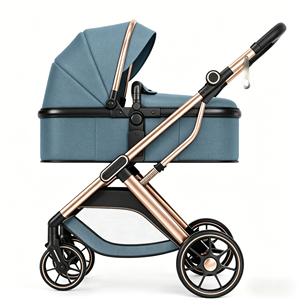 Nuevo Cochecito de <span class=keywords><strong>Bebé</strong></span> 3 en 1 con Asiento de Auto, Plegable y Ligero, para Niños de 3 Años, Modelo Nuevo - Product Image 6