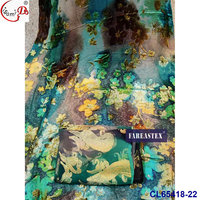 Tissu en satin brodé à la main Lisami Rts, dentelle, organique, léger, luxe, tissu de mode