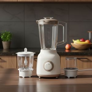 Nouveauté : Ensemble mixeur électrique pour smoothies et batteur sur socle, capacité de 1,6 L, 4 lames, 2 vitesses, usage domestique, style <span class=keywords><strong>KitchenAid</strong></span> - Product Image 6