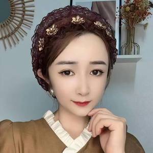 Customized women's square elastic cotton <b>hat</b>, new Arab-style skin-friendly inner headscarf <b>hat</b> - Product Image 2