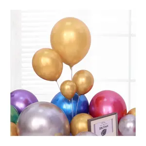 Wholesale Happy Birthday Parti Decor Metallic Globos Ballons Party Decorations Helium Latex Chrome Balloons