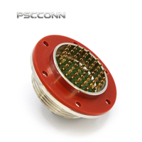 Connecteur circulaire de qualité industrielle PSCCONN série MX 4 8 12 55 broches, connecteur hermétique sous vide, fiche aviation, prise en verre fritté