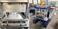 Machine automatique de formage à froid de panneaux pour rayonnages, ligne de production de palettes Omega